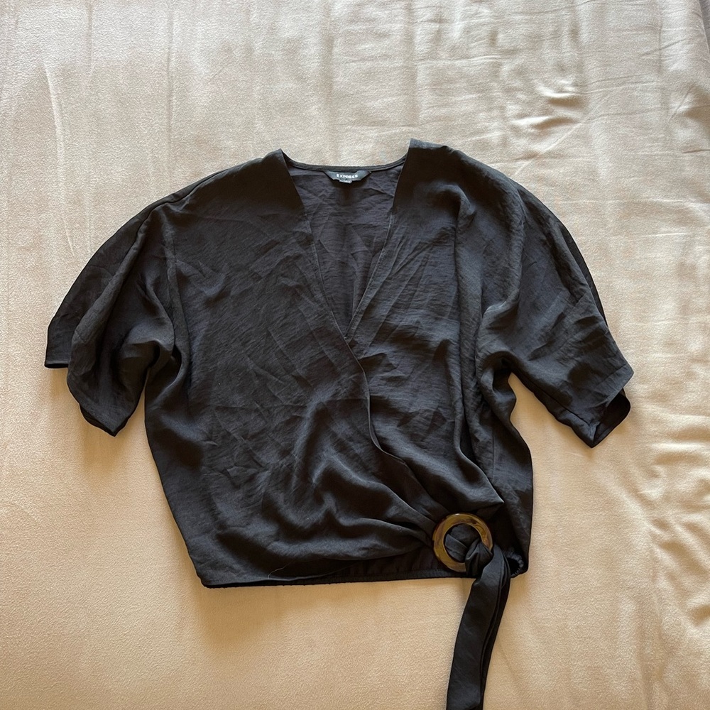 Express Crossed Front Blouse